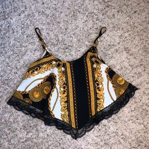 Versace Inspired Top